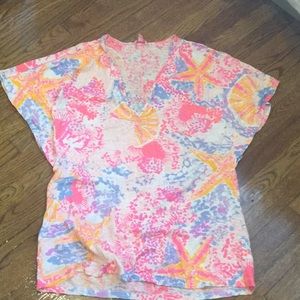 Lilly Pulitzer cover up size M